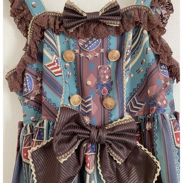 Angelic Pretty(アンジェリックプリティー)のDear Celine*Royal Chocolate Academy JSK* レディースのワンピース(ひざ丈ワンピース)の商品写真