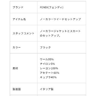 ノーカラージャケットFENDIスーツChaosプラージュTOMORROWLANDアパルトモンsov.