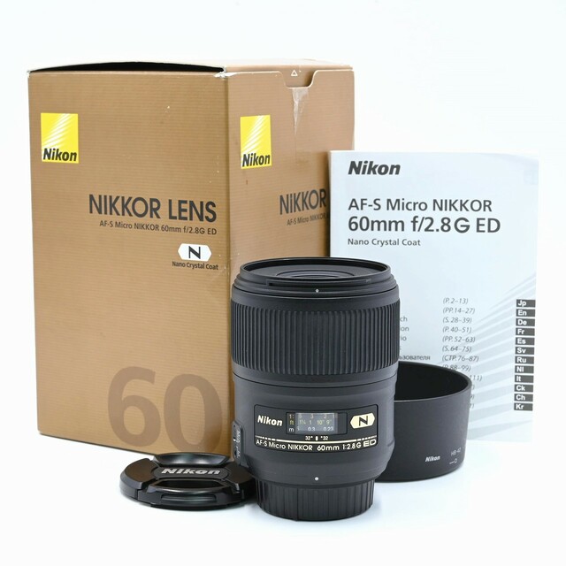 日本製　ニコン AF-S Micro Nikkor 60mm f2.8G ED