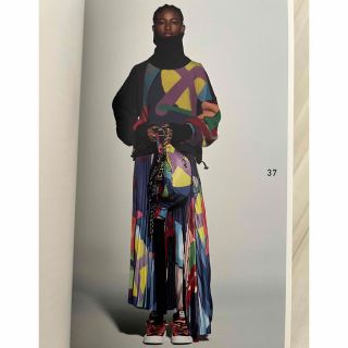 sacai kaws ニット　マルチカラー　サイズ3