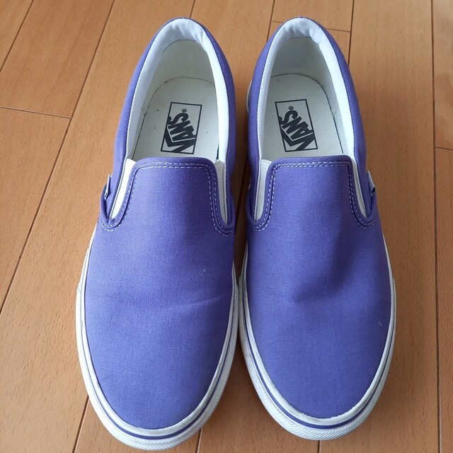 新品未使用　27.5cm VANS パープル　スリッポン slip-on 紫