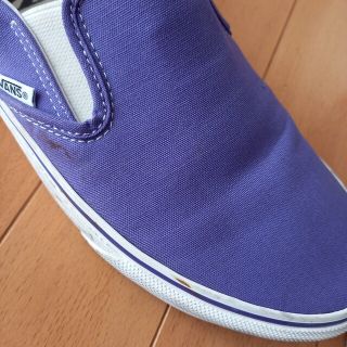 新品未使用　27.5cm VANS パープル　スリッポン slip-on 紫