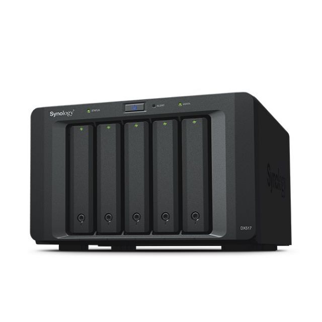 Synology 5ベイ拡張ユニット DX517 NAS用拡張ユニット スマホ/家電/カメラのPC/タブレット(PC周辺機器)の商品写真