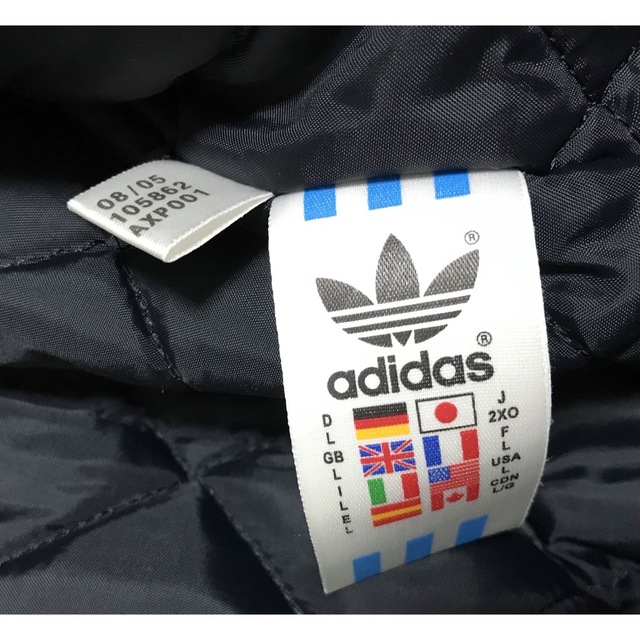 adidas - adidas レザー切替ウールスタジャンの通販 by TK|アディダス
