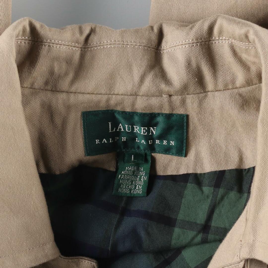 Ralph Lauren(ラルフローレン)の古着 ラルフローレン Ralph Lauren LAUREN ローレン ステンカラーコート バルマカーンコート レディースXL /eaa298880 レディースのジャケット/アウター(その他)の商品写真