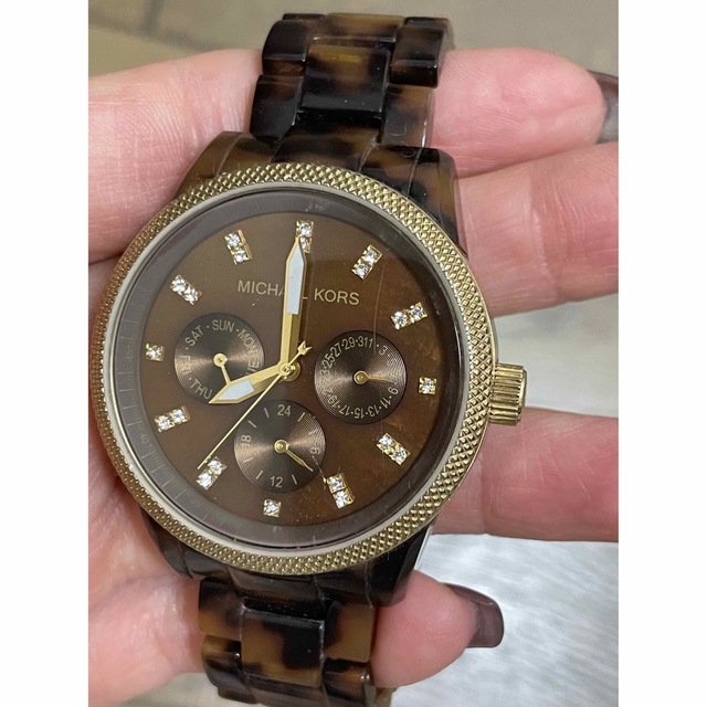 Michael Kors(マイケルコース)のマイケルコース　べっ甲　腕時計　MK5038 レディースのファッション小物(腕時計)の商品写真