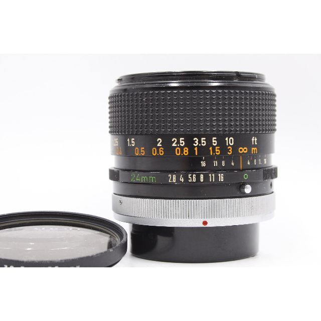 絞りOマーク CANON FD 24mm F2.8 S.S.C フィルター他付き-