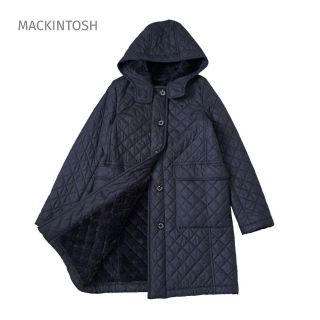 マッキントッシュ(MACKINTOSH)の人気 マッキントッシュ ロンドン キルティングボアコート ネイビー L グランジ(ロングコート)