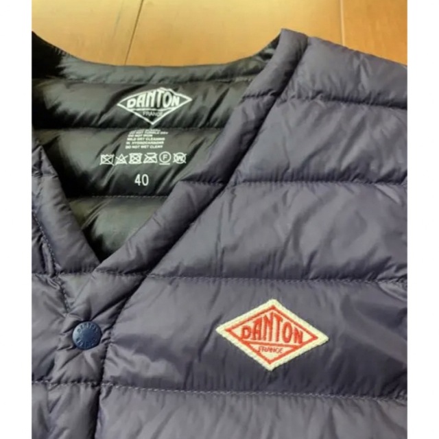 美品 ダントン ダウンベスト40 ネイビー | tradexautomotive.com