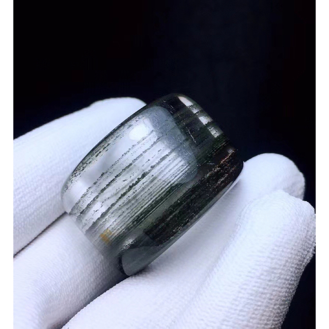 国内正規品 【天然】グリーン ガーデン クォーツリング21*14mm