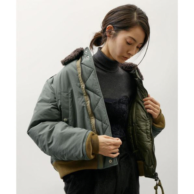 JANE SMITH - 【新品タグ付き】JANE SMITH 中綿ボアブルゾン BK 定価