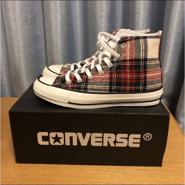 ALL STAR（CONVERSE）(オールスター)の新品コンバースオールスター　ツィードチェック　ハイカットスニーカー レディースの靴/シューズ(スニーカー)の商品写真