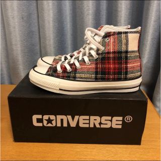 オールスター(ALL STAR（CONVERSE）)の新品コンバースオールスター　ツィードチェック　ハイカットスニーカー(スニーカー)