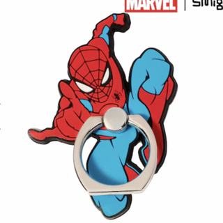 マーベル(MARVEL)の新品未使用　スミグル　Marvel Spider-Man Phone Ring(iPhoneケース)