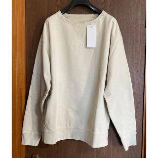 マルタンマルジェラ(Maison Martin Margiela)のXS新品 メゾン マルジェラ リバースロゴ スウェット シャツ アイボリー 長袖(スウェット)