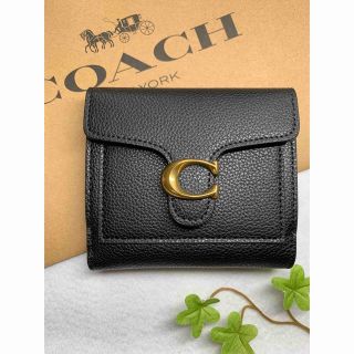 COACH - 新品コーチCスナップ二つ折り財布ブラックの通販｜ラクマ