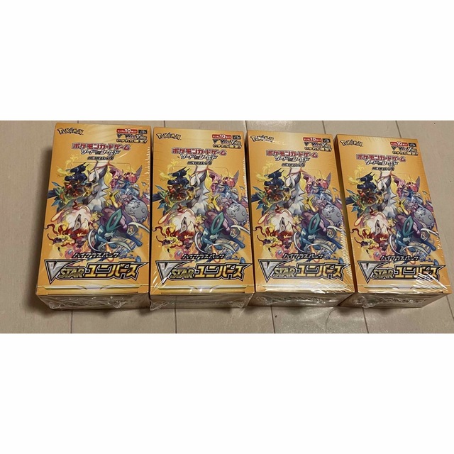 オンラインショップ】 ポケモンカード VSTARユニバース4Box シュリンク