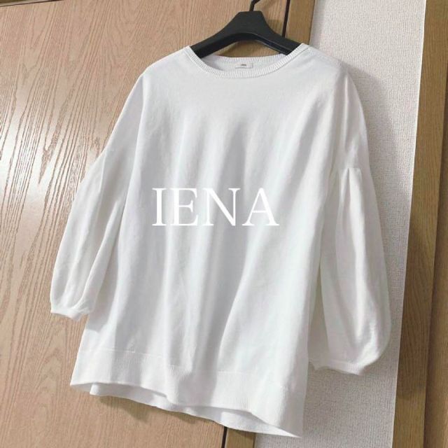 定価17,600円　2022 IENA／コットンストレッチタックパフプルオーバー