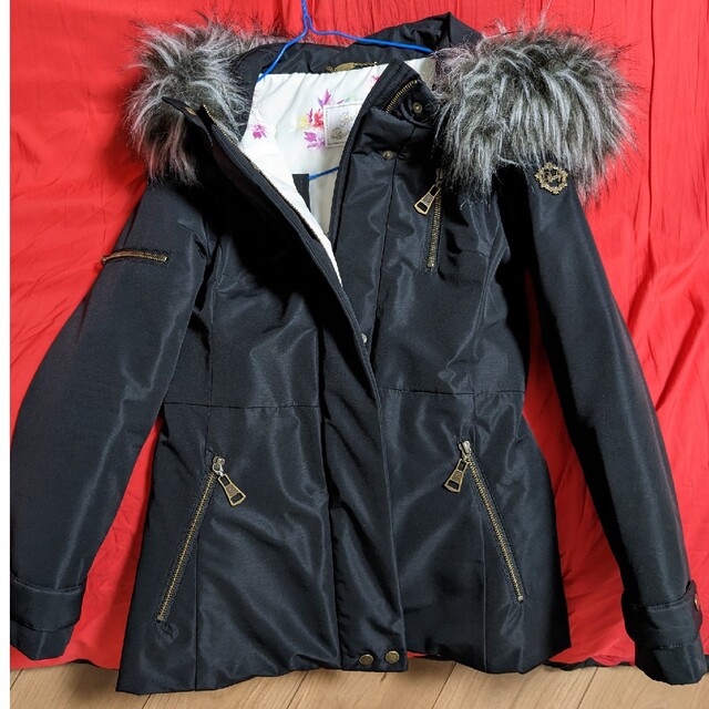 Rady(レディー)の定価38500円  Rady ショートミリタリーコート ブラック Mサイズ レディースのジャケット/アウター(ミリタリージャケット)の商品写真