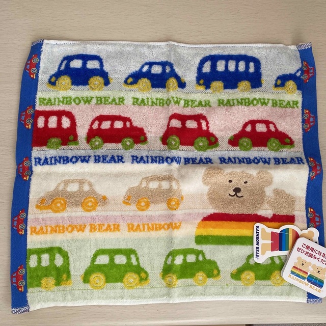 レインボーベア　rainbow bear  タオル　3枚セット　新品・未使用 インテリア/住まい/日用品の日用品/生活雑貨/旅行(タオル/バス用品)の商品写真