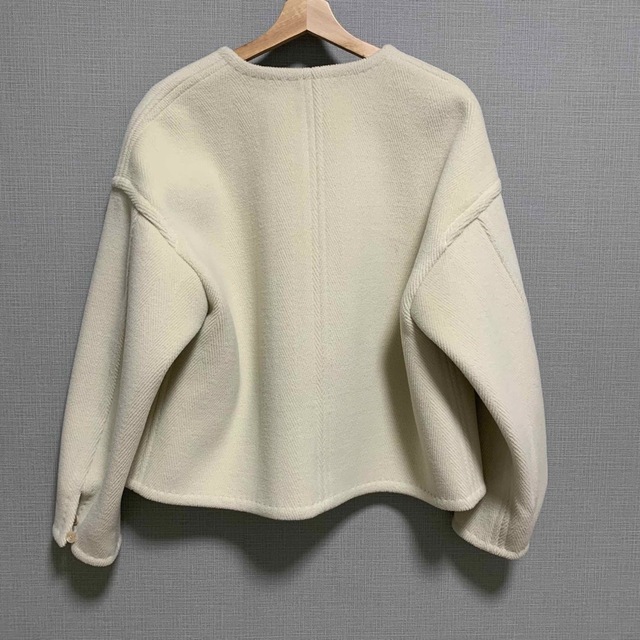 AURALEE(オーラリー)のAURALEE HERINGBONE COLORLESS BLOUSON レディースのジャケット/アウター(ブルゾン)の商品写真