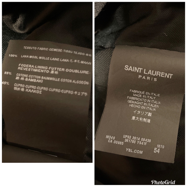 Saint Laurent(サンローラン)の再値下げ　本物SAINT LAURENT PARIS ニットコートお洒落　正規品 メンズのジャケット/アウター(トレンチコート)の商品写真