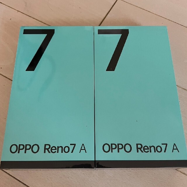 新品未開封　OPPO Reno7 A ワイモバイル SIMフリー　2台