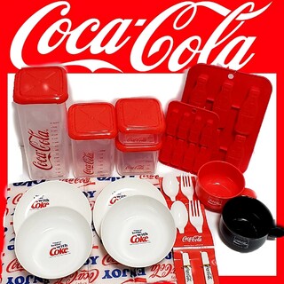 コカコーラ(コカ・コーラ)の新品 匿名配送 コーラ 14点セット シリコンモールド コップ カトラリー(食器)