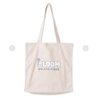 ジェラートピケ(gelato pique)のジェラピケ　8LOOM  Bloom  ブルーム　ロゴホビートート　ホワイト(トートバッグ)