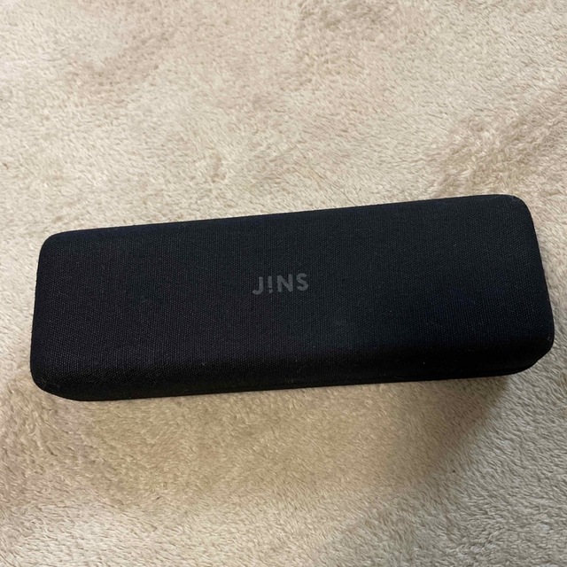 JINS(ジンズ)のJINS メガネケース 黒 インテリア/住まい/日用品の日用品/生活雑貨/旅行(日用品/生活雑貨)の商品写真