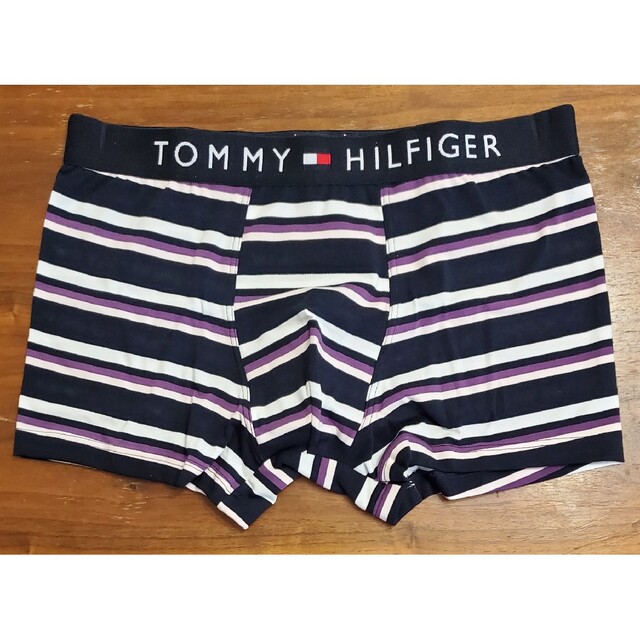 TOMMY HILFIGER(トミーヒルフィガー)のトミーヒルフィガー　新品　メンズ　ボクサーパンツ(ボーダー/ネイビーM) メンズのアンダーウェア(ボクサーパンツ)の商品写真