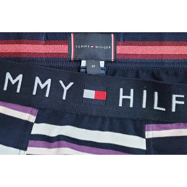 TOMMY HILFIGER(トミーヒルフィガー)のトミーヒルフィガー　新品　メンズ　ボクサーパンツ(ボーダー/ネイビーM) メンズのアンダーウェア(ボクサーパンツ)の商品写真