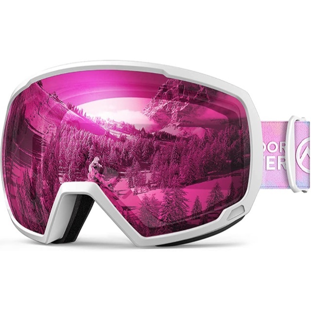 スキーゴーグル 両層レンズ UV紫外線カット メガネ対応 曇り止め 180°広視 スポーツ/アウトドアのスノーボード(ブーツ)の商品写真