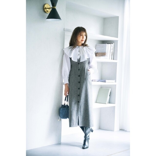 JUSGLITTY - タグ付き新品♡ジャンスカワンピースの通販 by あい
