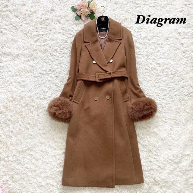 GRACE CONTINENTAL - 【即完売品】Diagram ダブルロングコート