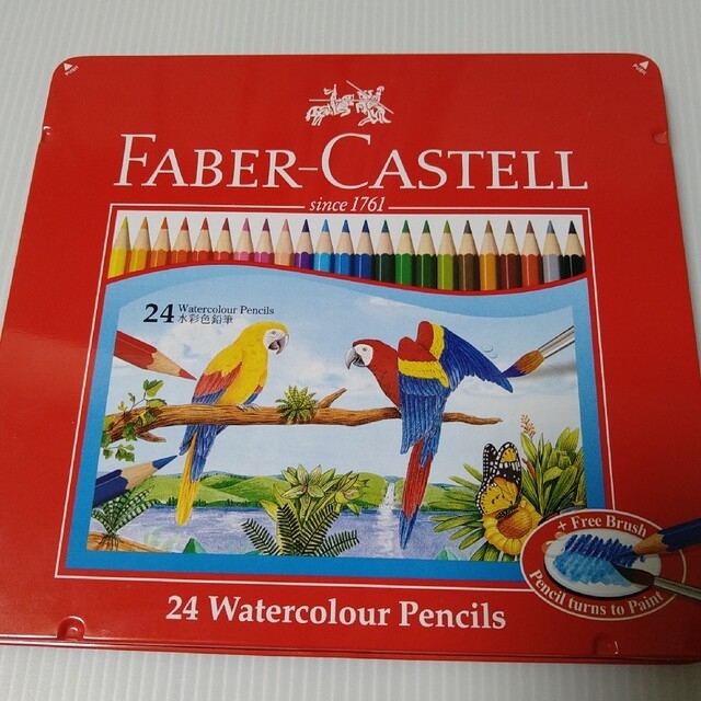 Shachihata(シャチハタ)の水彩色鉛筆　24色　シャチハタ エンタメ/ホビーのアート用品(色鉛筆)の商品写真