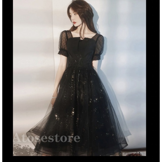 パーティードレス　 レディースのフォーマル/ドレス(ミディアムドレス)の商品写真