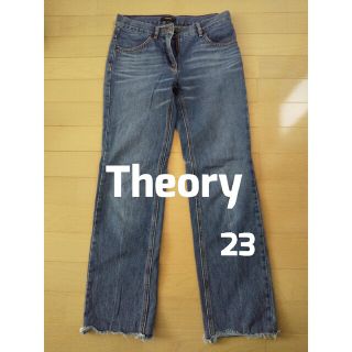 theory - Theory ツギハギ フリンジ デニムパンツの通販｜ラクマ