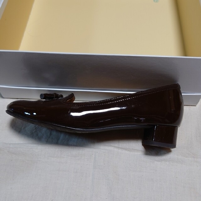 MACKINTOSH PHILOSOPHY(マッキントッシュフィロソフィー)のマッキントッシュ パンプス ブラウン エナメル レディースの靴/シューズ(ハイヒール/パンプス)の商品写真