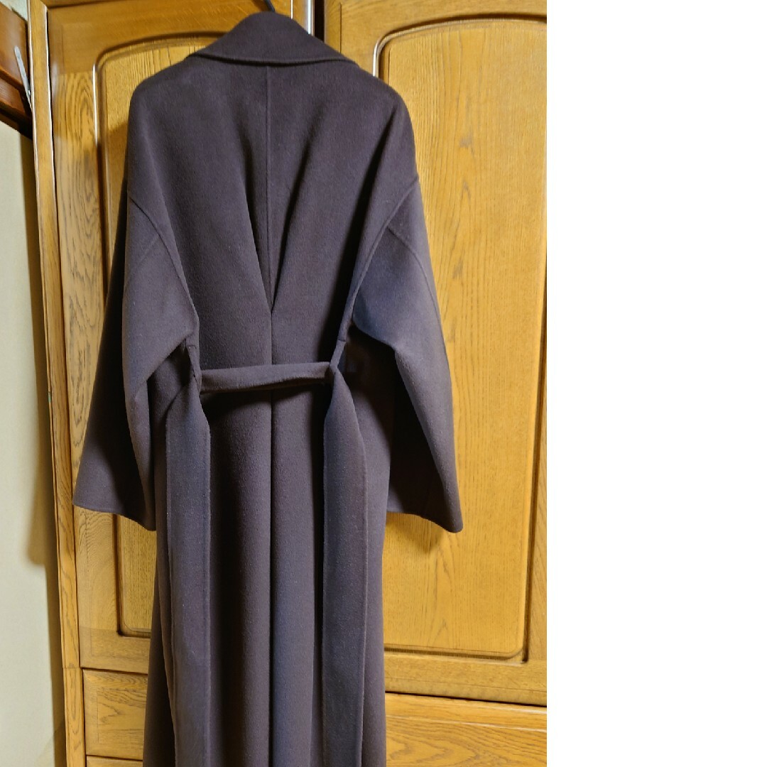 VERMEIL par iena(ヴェルメイユパーイエナ)のイエナ super160s リバー ラップコート リバーコート レディースのジャケット/アウター(ロングコート)の商品写真