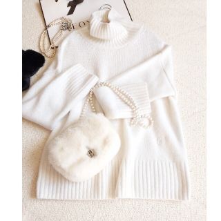 フォクシー(FOXEY)のFOXEY❤40【Sweater Marshmallow】ロイヤルホワイト(ニット/セーター)