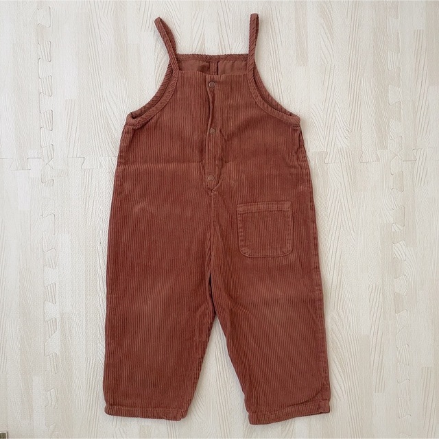 ZARA KIDS(ザラキッズ)のZARA コーデュロイ サロペット キッズ/ベビー/マタニティのキッズ服女の子用(90cm~)(パンツ/スパッツ)の商品写真