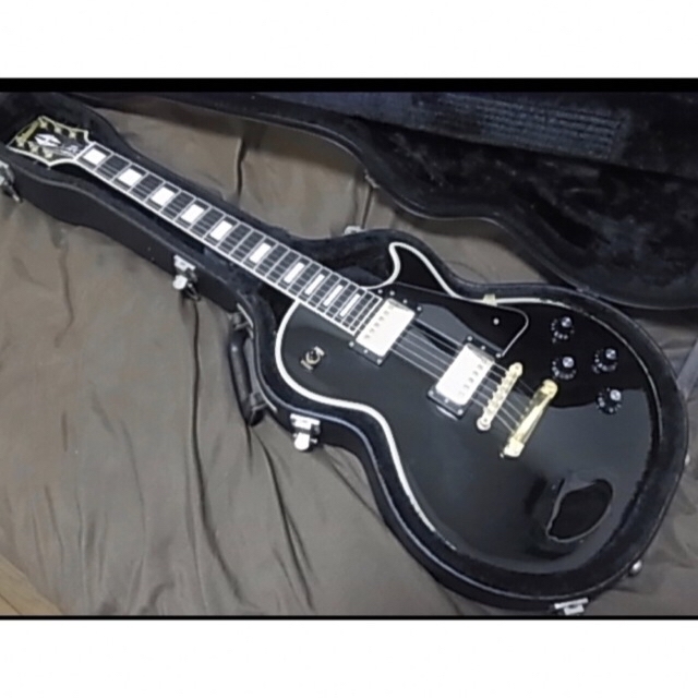 EDWARDS E-LP-130CD　レスポールカスタム　G社ロゴ＆Dインレイ