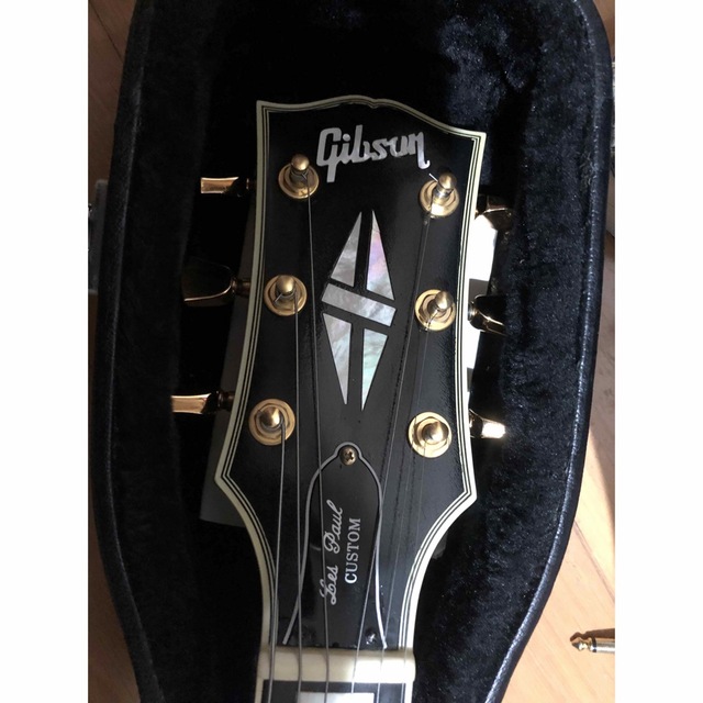 Gibson(ギブソン)のEDWARDS E-LP-130CD　レスポールカスタム　G社ロゴ＆Dインレイ 楽器のギター(エレキギター)の商品写真