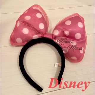 ディズニー(Disney)のミニーちゃんのリボンカチューシャ🎀(カチューシャ)