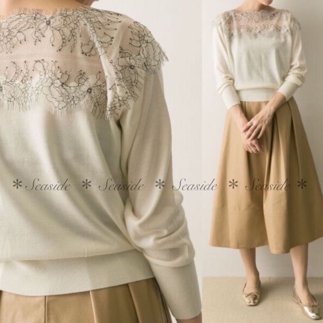 CELFORD - 美品♡セルフォード レースニット 完売品 STORY アナイ