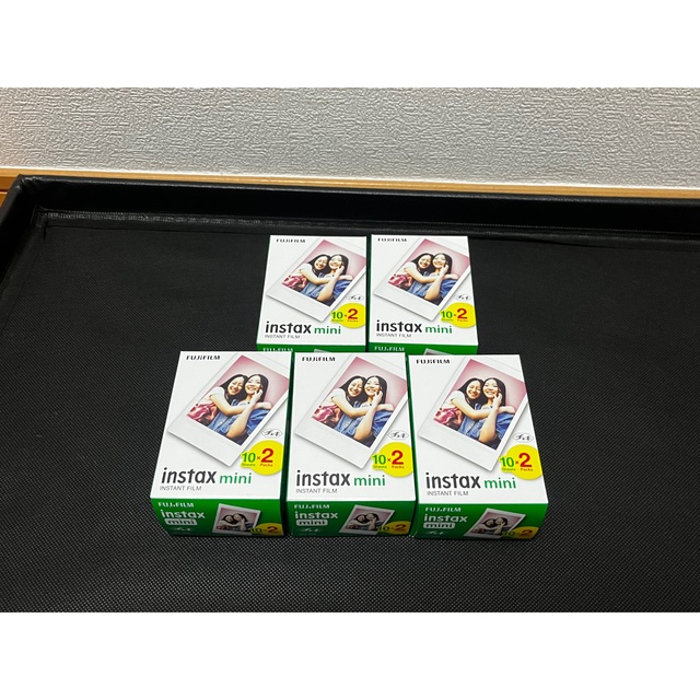 チェキ用フィルム20枚入x5  instax mini  未使用カメラ