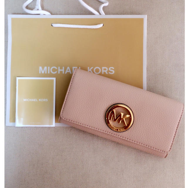 Michael Kors(マイケルコース)の新品！早いもの勝ち♡マイケルコース 長財布！ピンク レディースのファッション小物(財布)の商品写真