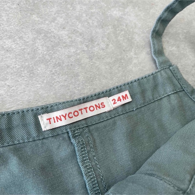 こどもビームス(コドモビームス)の【tinycottons】サロペット 24M キッズ/ベビー/マタニティのベビー服(~85cm)(パンツ)の商品写真