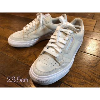 アディダス(adidas)のアディダス コンチネンタル VULC W ベージュ スエード  スニーカー(スニーカー)